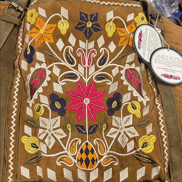 Boho Perfection Embroidered Bag,NWT-Boutique - Picture 8 of 10